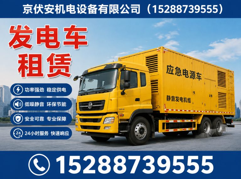 青岛发电车出租展示图